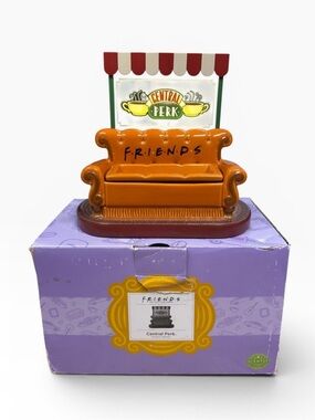 Rare Scentsy Friends Central Perk Couch Wax Warmer Orange Sofa TV Series Decor